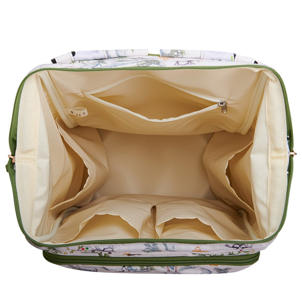 Wide Open Frame Diaper Bag Backpack