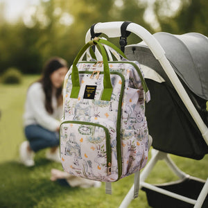 Wide Open Frame Diaper Bag Backpack