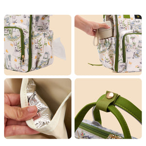 Wide Open Frame Diaper Bag Backpack