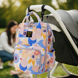Wide Open Frame Diaper Bag Backpack
