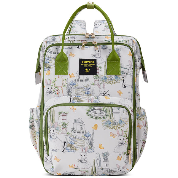 Wide Open Frame Diaper Bag Backpack