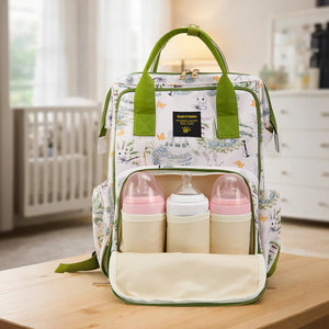 Wide Open Frame Diaper Bag Backpack