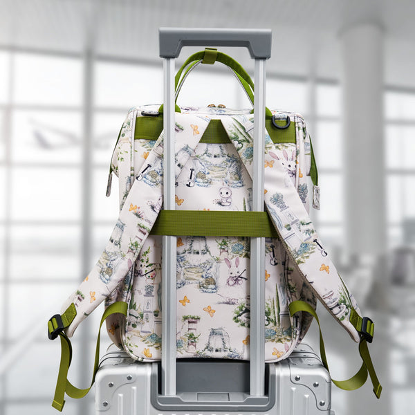 Wide Open Frame Diaper Bag Backpack