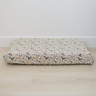 Harvest Floral Muslin Changing Pad Cover - MOOGCO Baby