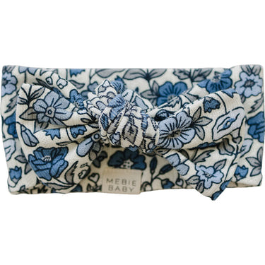 Bluebell Pointelle Bamboo Head Wrap for babies - soft, stylish hat in delicate pointelle design.