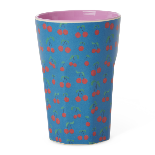 Melamine Tall Cup - Cherry Love Print - 13.5oz