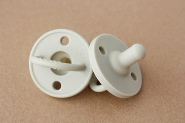 Soft Sage Silicone Pacifier - Safe, gentle, and stylish for your baby's comfort.