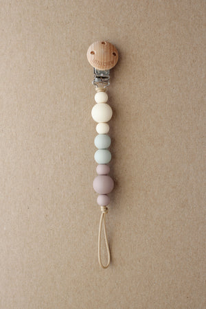 Pacifier Clip - Kira | Dusty