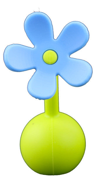 Haakaa Silicone Breast Pump Flower Stopper 1pk from angle 2, perfect for enhancing pumping efficiency and convenience.