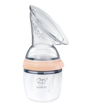 Haakaa Generation 3 Silicone Breast Pump - Manual Breast Pump for breastfeeding mothers, 1 pack, eco-friendly design.