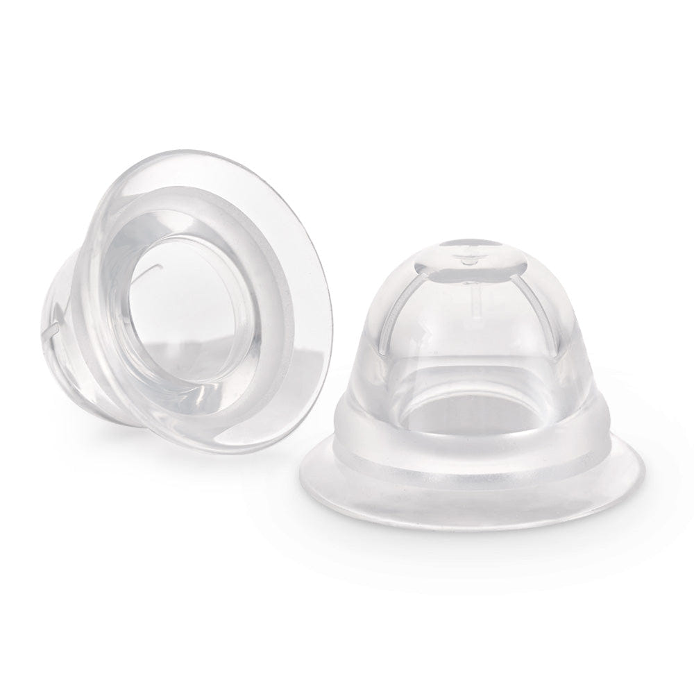 Haakaa Silicone Inverted Nipple Aspirators, 2 pack for comfortable breastfeeding support.