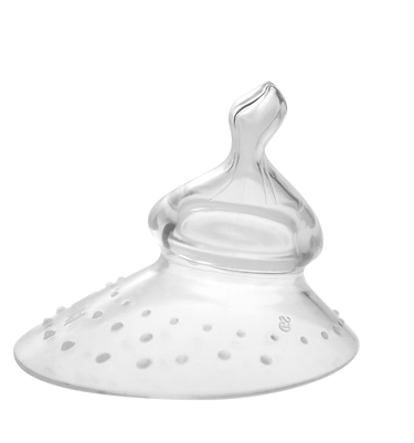 Haakaa Silicone Breastfeeding Nipple Shield with Orthodontic Nipple for comfortable feeding, 1 PK.