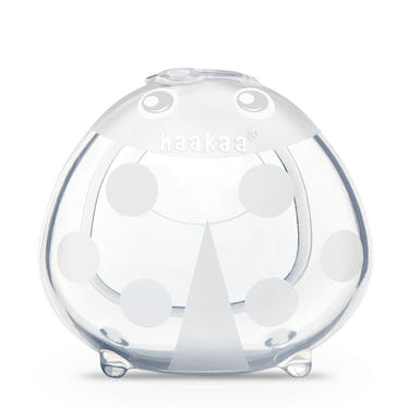 Haakaa Ladybug Silicone Milk Collector 2.5 oz, perfect for breastfeeding moms to collect and store milk efficiently.
