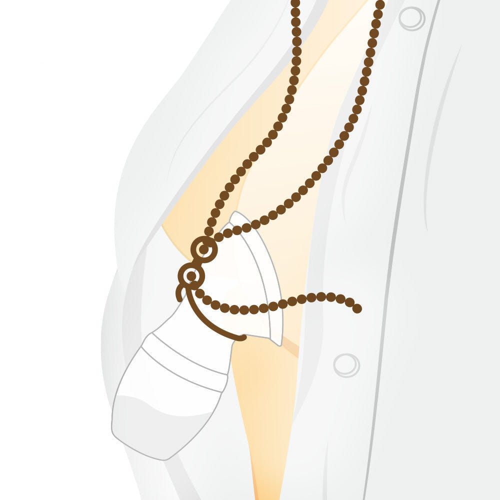 Haakaa Silicone Breast Pump Strap - Essential spare part for hands-free pumping convenience.