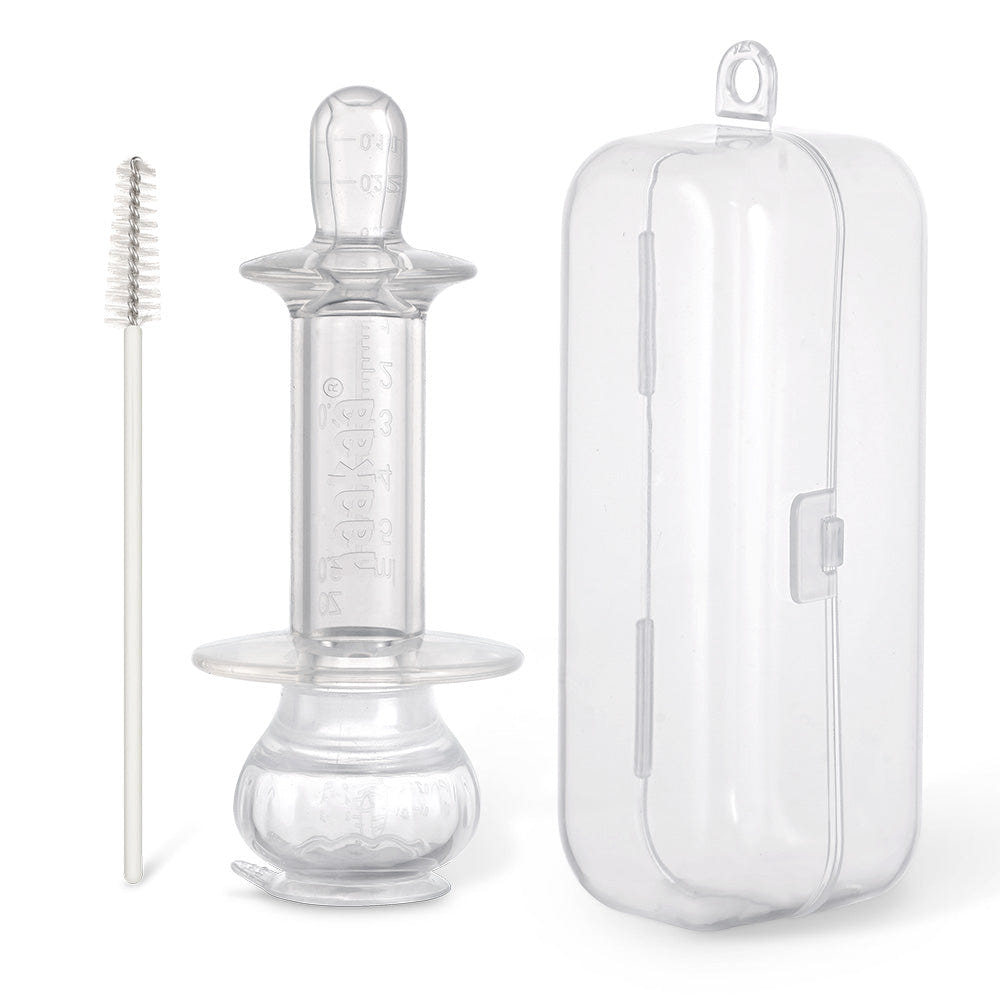 Haakaa SqueezieDOSE Silicone Dispenser for easy feeding, perfect for babies and toddlers.