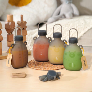 Haakaa Happii Bear Silicone Milk Storage Bag (9oz/260ml)