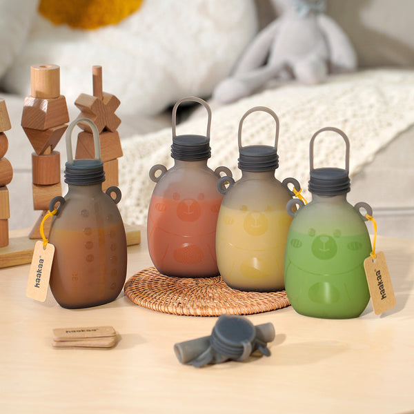 Haakaa Happii Bear Silicone Milk Storage Bag (9oz/260ml)