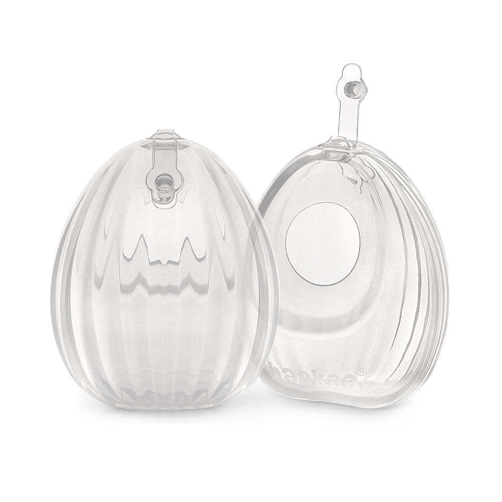 Haakaa Shell Wearable Silicone Breast Pump - efficient, hands-free breastfeeding solution for new moms.
