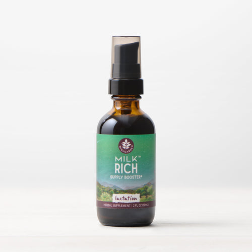 Milk Rich Supply Booster for postpartum support and enhanced milk production for breastfeeding mothers.