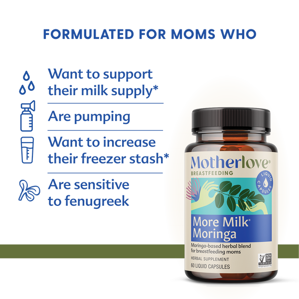More Milk® Moringa - Liquid Capsules - MOOGCO Baby