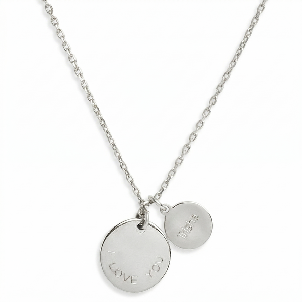 Mysha Personalized Eternal Name & Initial Circle Pendant