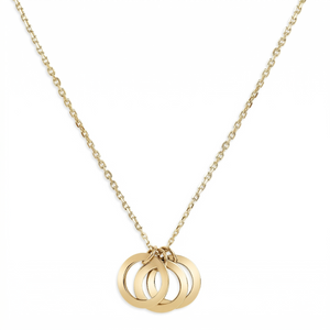 Mysha Personalized Triple Ring of Love Pendant