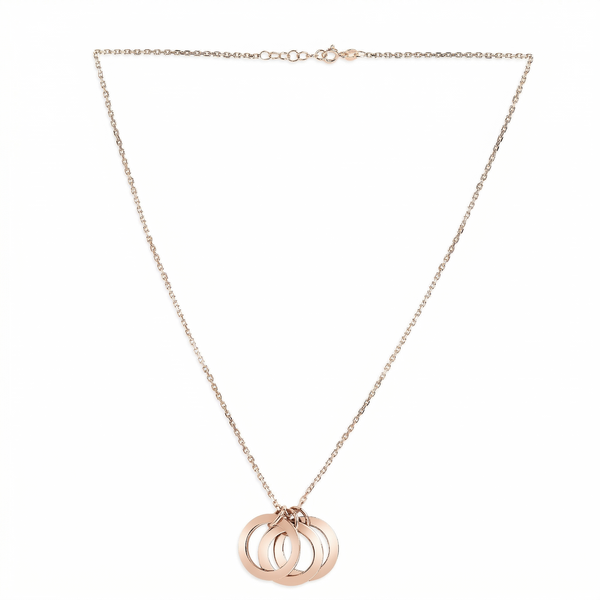 Mysha Personalized Triple Ring of Love Pendant