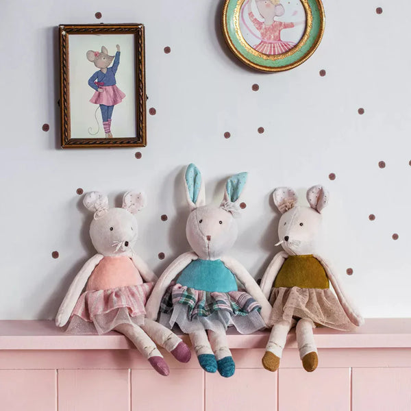 Pink mouse - The Little School of Dance - Moulin Roty