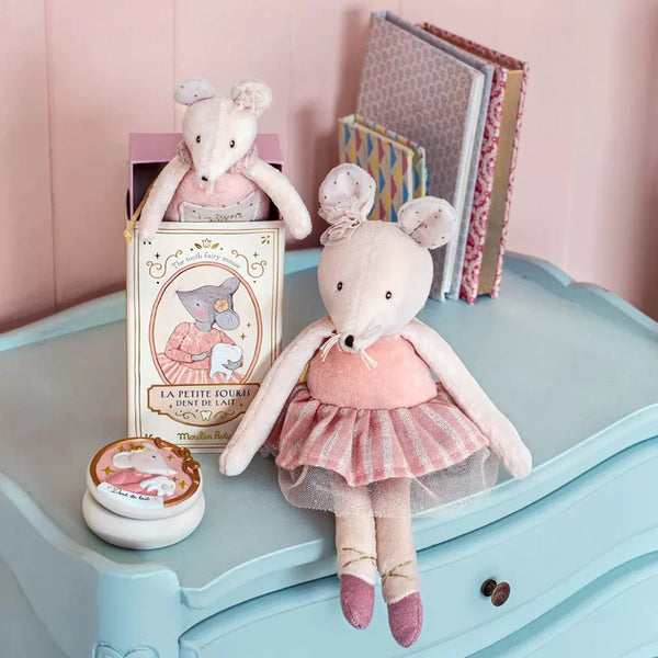 Pink mouse - The Little School of Dance - Moulin Roty