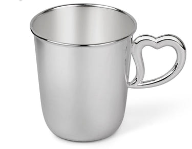 Krysaliis Sterling Silver Baby Cup - Heart