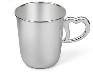 Krysaliis Sterling Silver Baby Cup - Heart