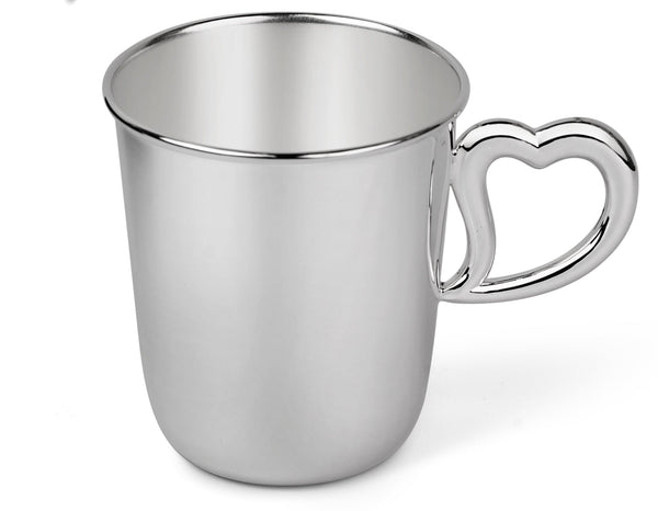 Krysaliis Sterling Silver Baby Cup - Heart