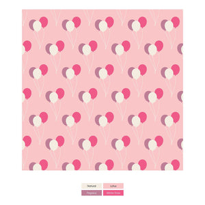 Print Footie with Zipper in Lotus Birthday