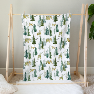 Baby & Toddler Minky Blanket - In The Woods