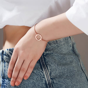 Mysha Personalized Eternal Ring Pendant & Bracelet Set