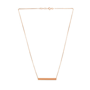 Mysha Personalized Bar of Strength Pendant