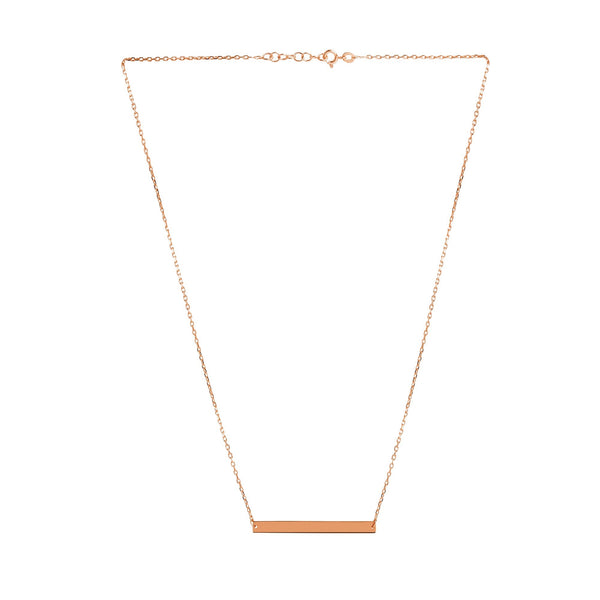 Mysha Personalized Bar of Strength Pendant