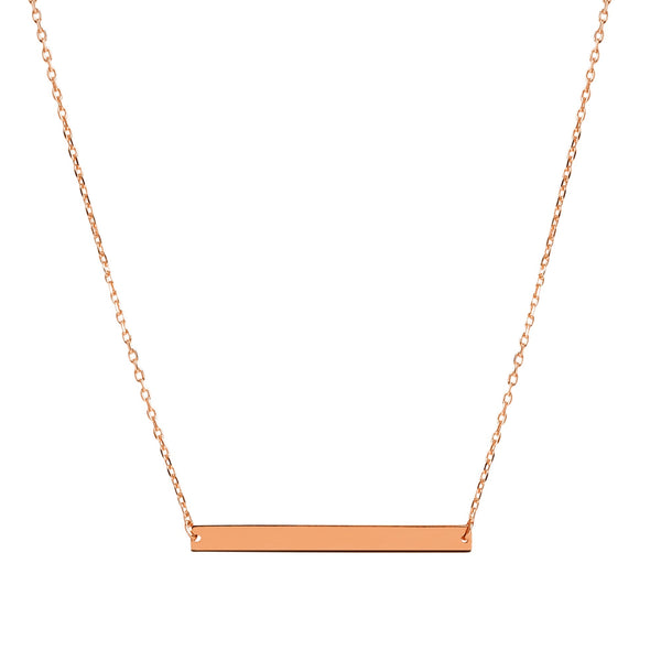 Mysha Personalized Bar of Strength Pendant