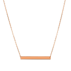 Mysha Personalized Bar of Strength Pendant and Bracelet Set