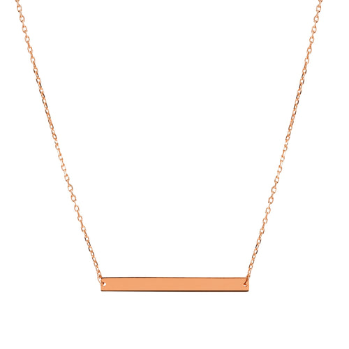 Mysha Personalized Bar of Strength Pendant and Bracelet Set