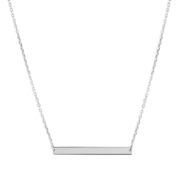 Mysha Personalized Bar of Strength Pendant and Bracelet Set