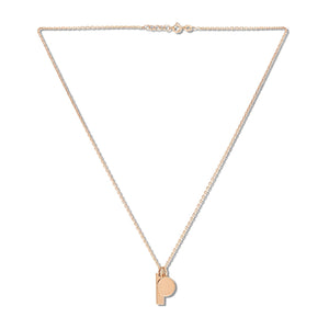 Mysha Personalized Disc and Bar Pendant
