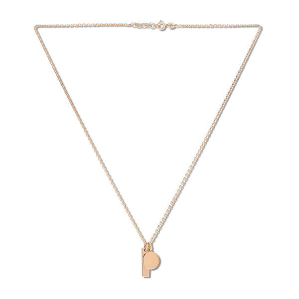 Mysha Personalized Disc and Bar Pendant
