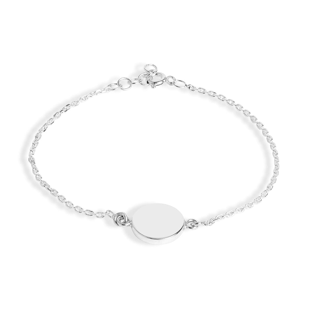 Mysha Personalized Eternal Initial Circle Bracelet