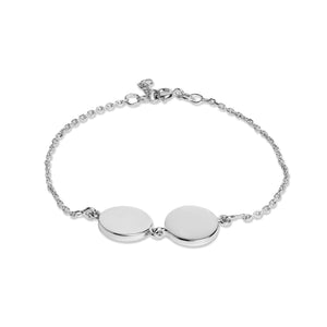 Mysha Personalized Eternal Dual Initial Circle Bracelet