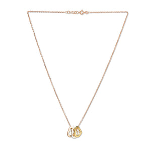 Mysha Triple Heart of Purity Pendant - Mixed Metal