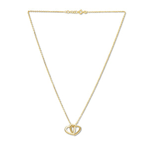 Mysha Personalized Couples Heart Pendant