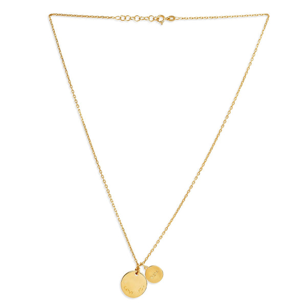 Mysha Personalized Eternal Name & Initial Circle Pendant