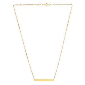 Mysha Personalized Bar of Strength Pendant