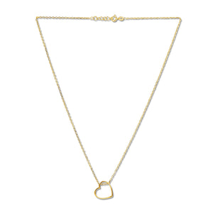Mysha Personalized Open Heart Pendant